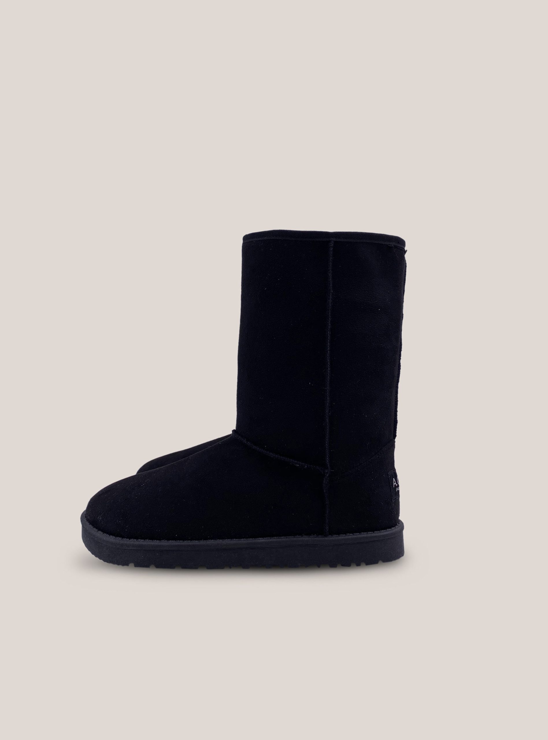 Suede Ankle Boots With Faux Fur Inside Kauf Alcott Schuhe Frauen C101 Black – 2