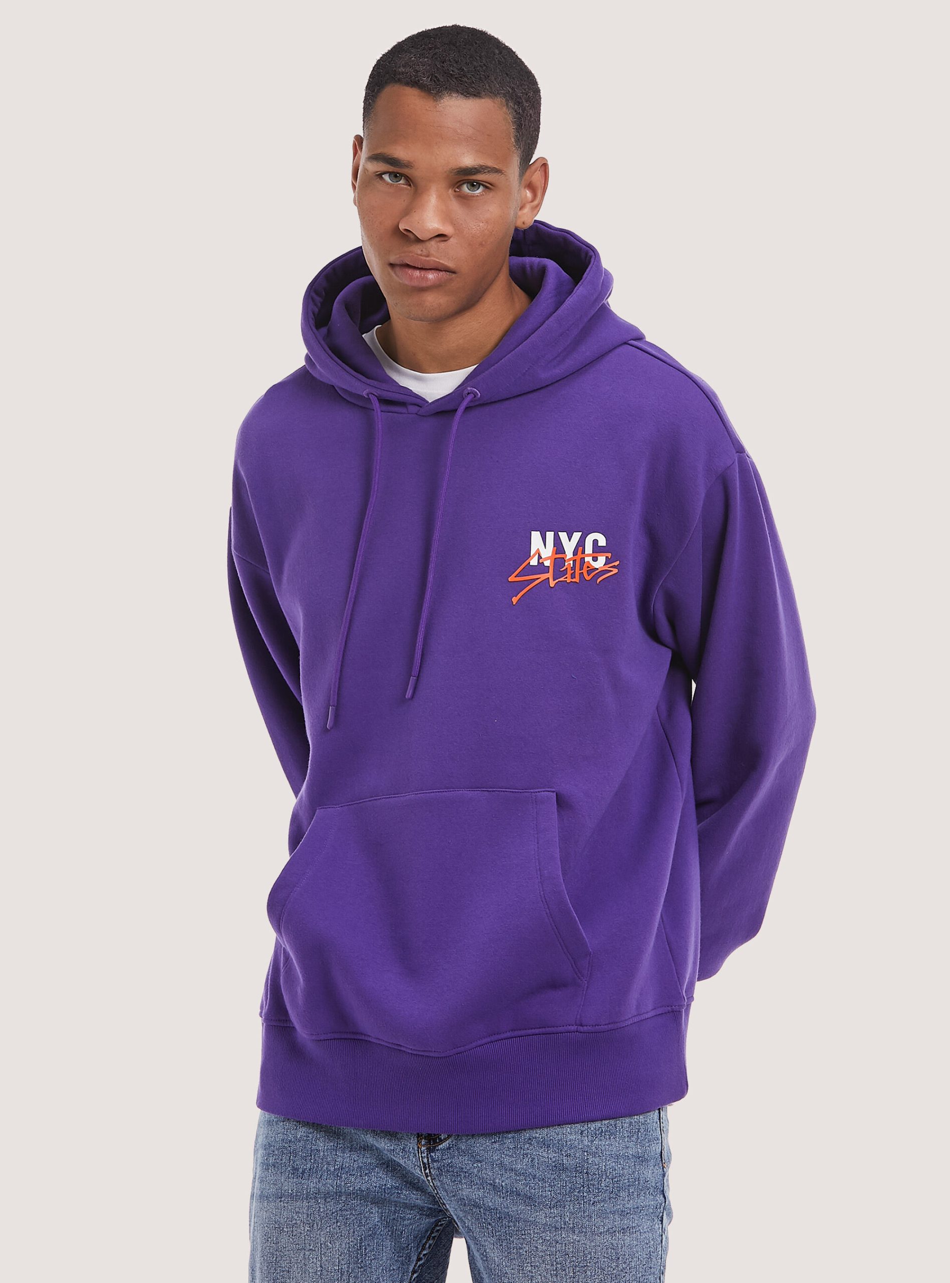 Sweatshirts Vi2 Violet Medium Männer Alcott Preis Sweatshirt With Print And Hood – 1