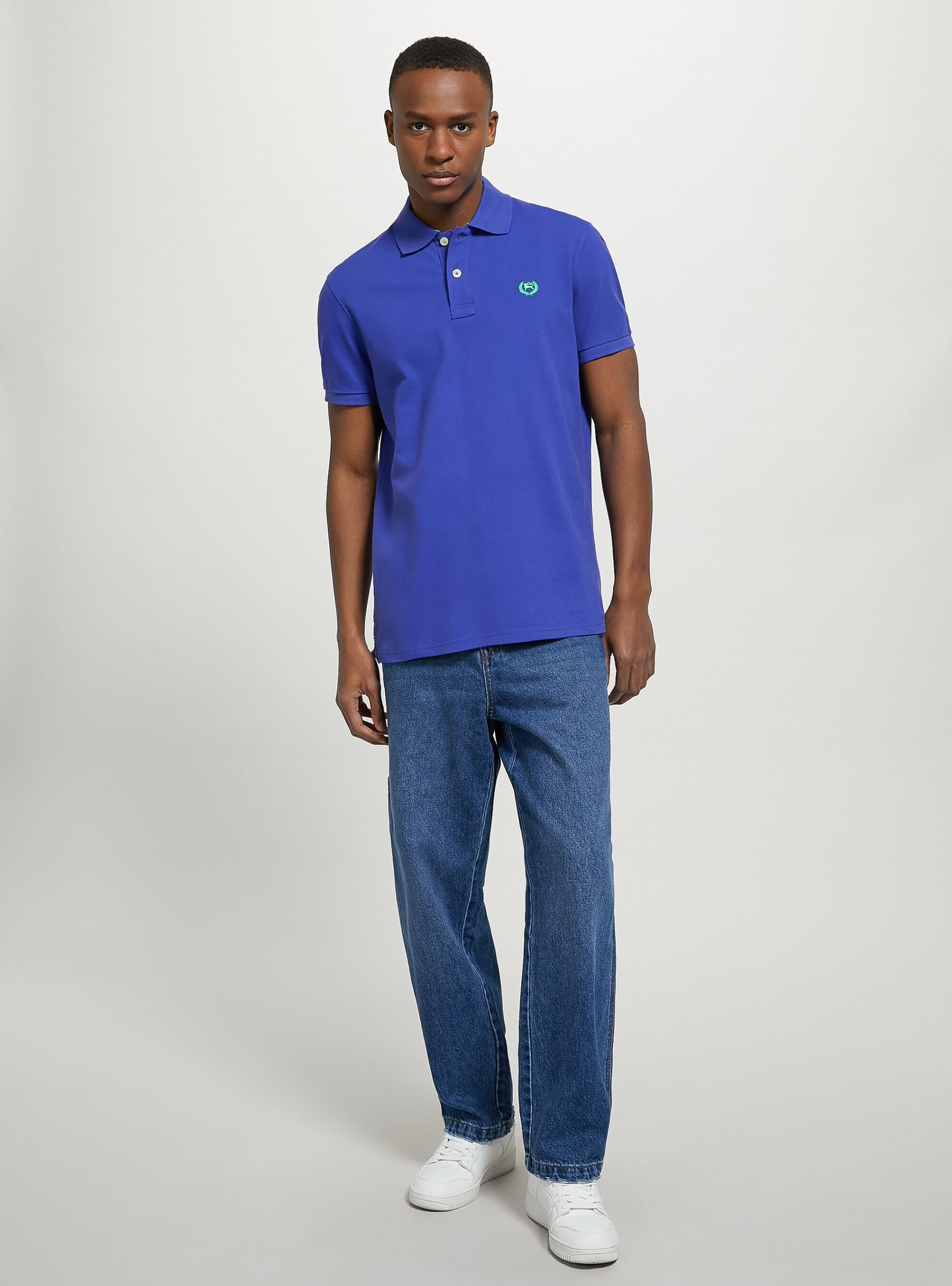 Vi1 Violet Dark Männer Cotton Piqué Polo Shirt With Embroidery Prozentualer Rabatt Alcott Polo – 2