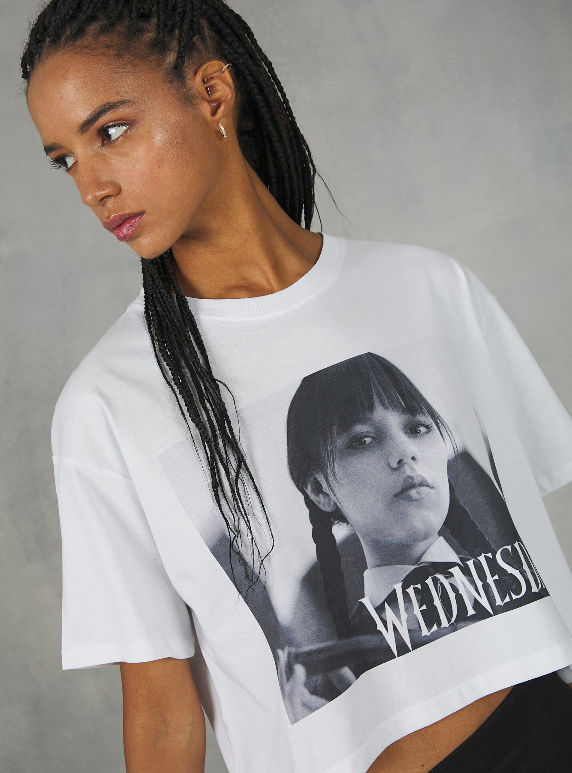 Wednesday / Alcott T-Shirt Wh3 White Frauen T-Shirt Material – 2