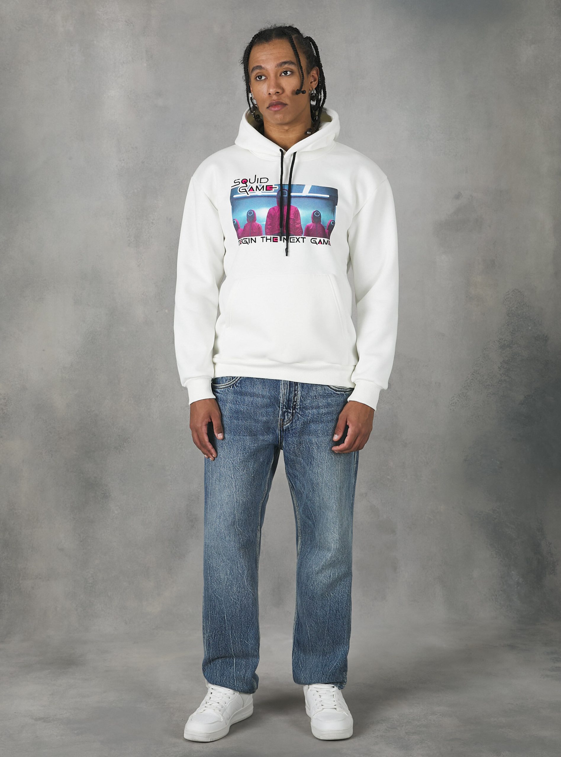 Wh2 White Sweatshirts Produkt Männer Squid Game Sweatshirt / Alcott – 2