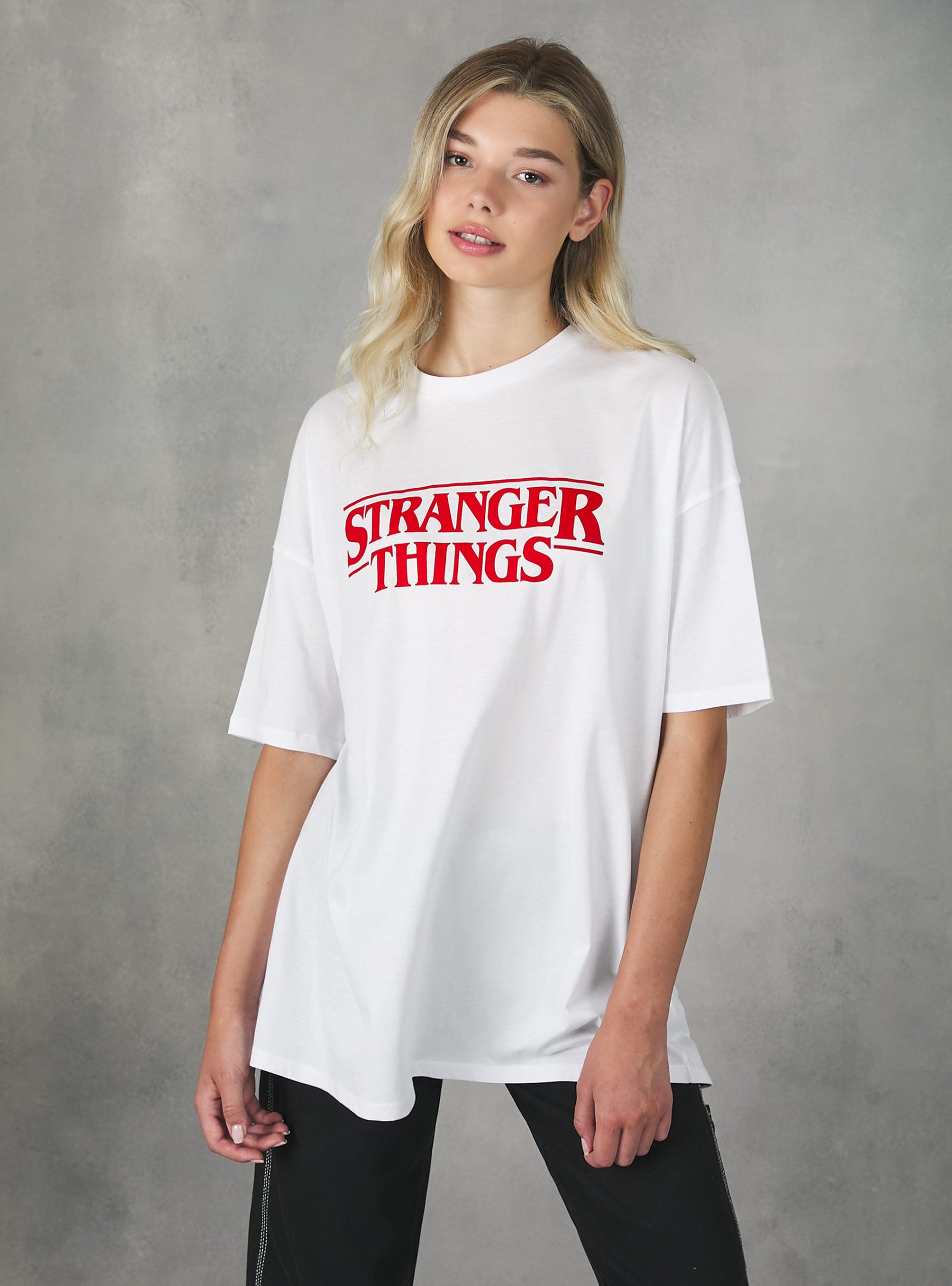 Wh3 White Stranger Things / Alcott Oversized T-Shirt Kompatibilität Frauen T-Shirt – 2